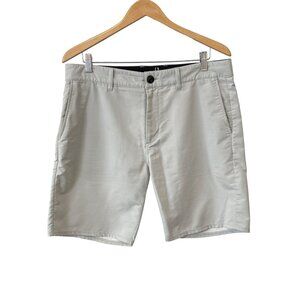 AndersonOrd Performance Golf Shorts Mens L Beige Cream Outdoor Athleisure Casual